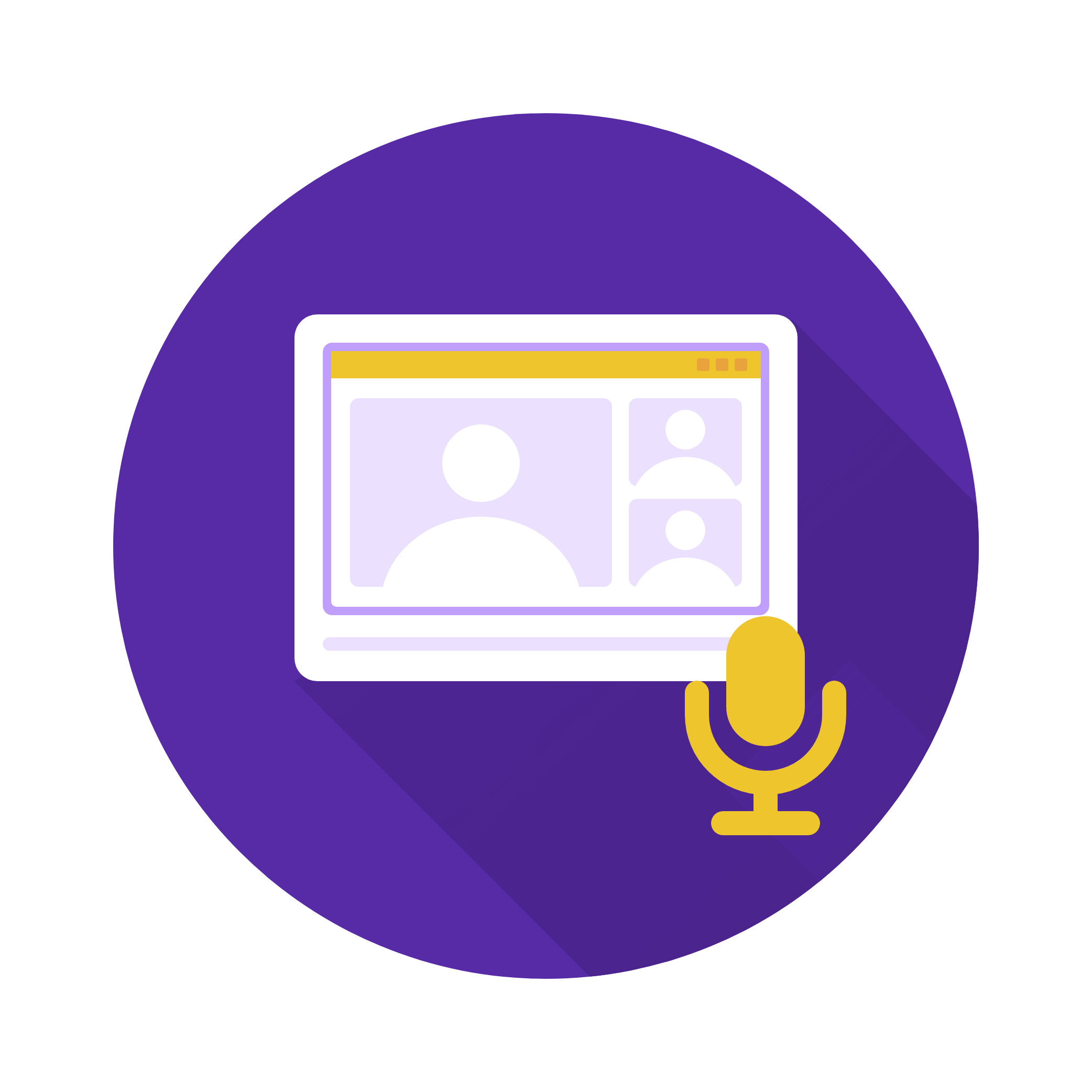 Online meeting icon